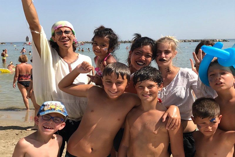 Hotel Smeraldo Cesenatico spiaggia